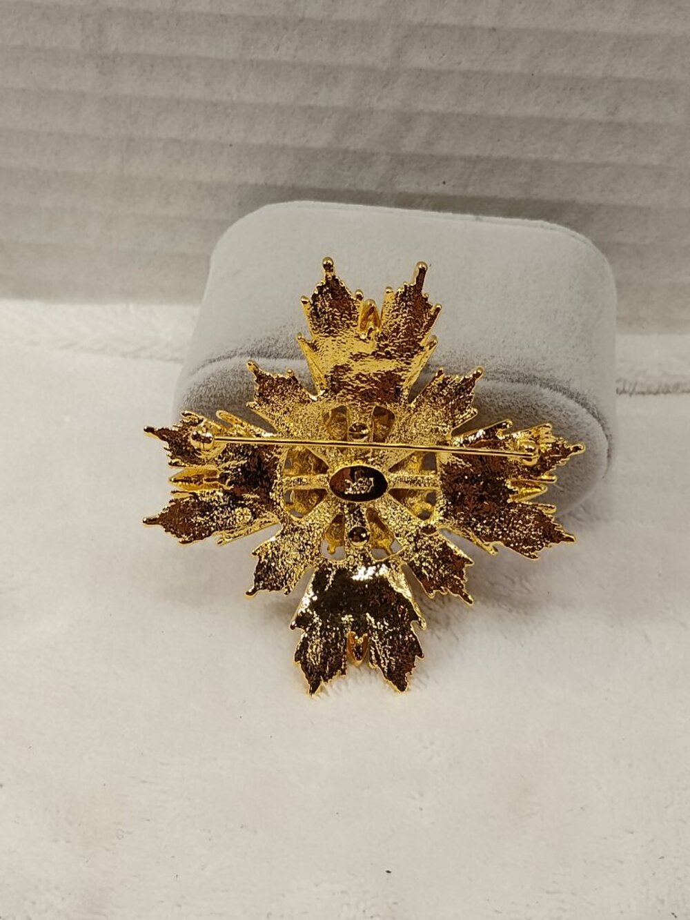 Vintage Joan Rivers Maltese Cross Rhinestone Brooch & Clip On Earrings LOT - Picture 7 of 11